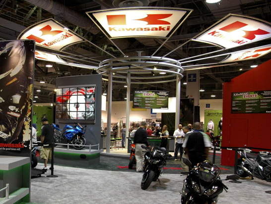 Kawasaki Trades Show Booth