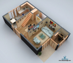 3D floor Plan to showcase New Development