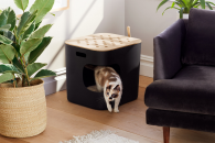 Skylight litter box and Hideaway scoop and holder