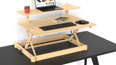 Adjustable desk riser